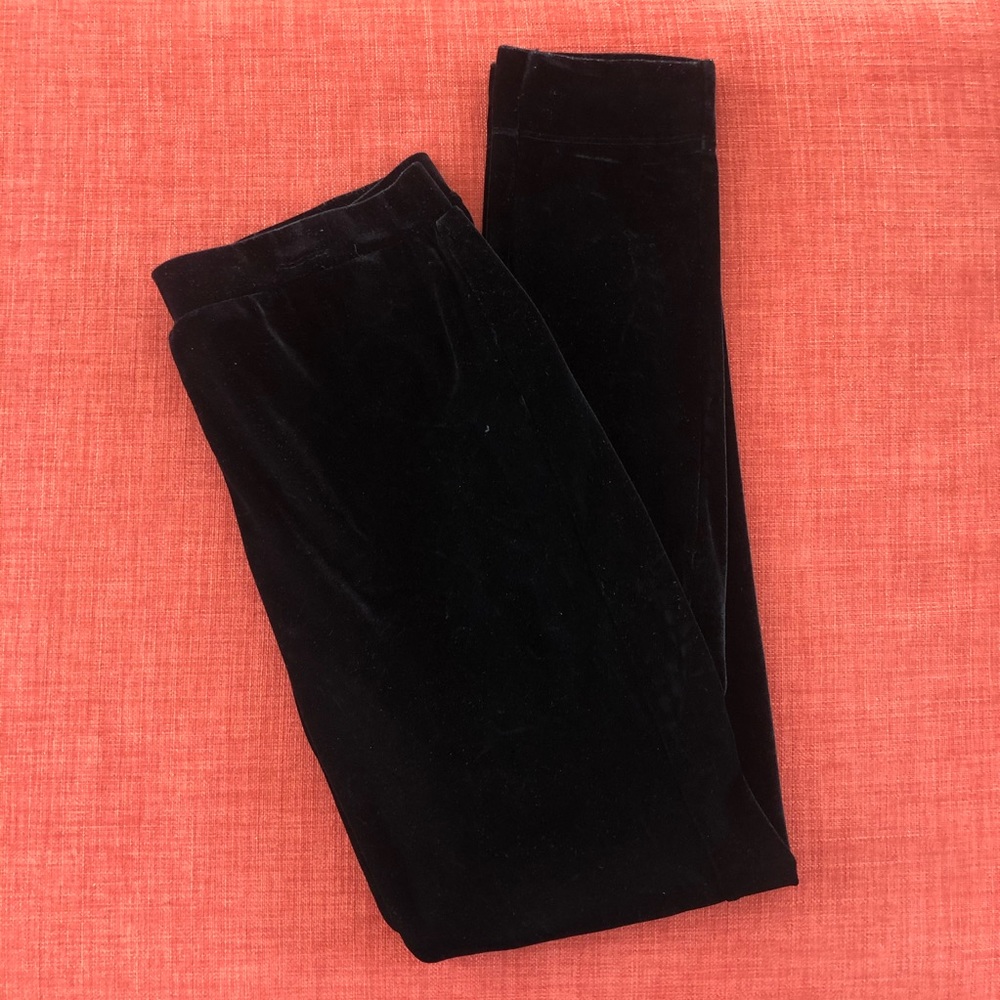 Joe fresh black velvet leggings